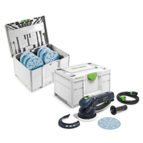 Festool – Ponceuse excentrique ROTEX RO 150 – 720W – Vitesse 320-6800 min⁻¹ – Plateau Ø 150mm – Systainer d'abrasifs inclus