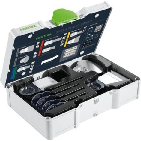Festool Kit de lames de scie pour outil oscillant SYS3 S 76-OSC-SORT/7