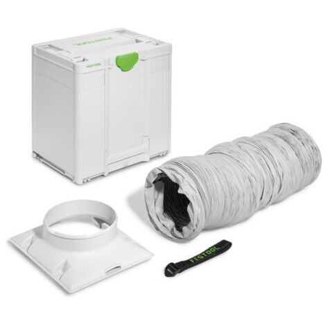 Festool – Tuyau flexible d'amenée d'air 200mm – Longueur 6m – Raccordement rapide – Pour parois de protection contre la poussière