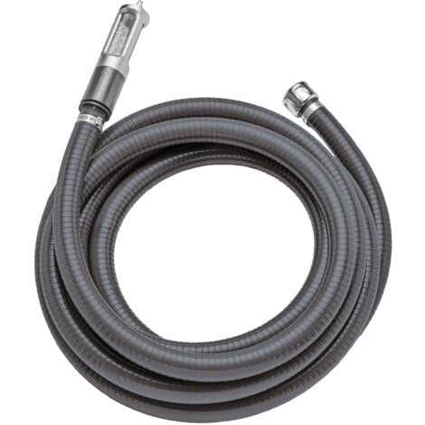 Gardena – Tuyau d'aspiration 25mm 7 m 909120 – Écrou de raccordement en métal G1' – Clapet anti-retour – Filtre inoxydable pour aspiration renforcée (1/5)