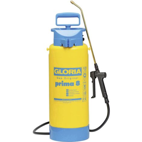 Gloria – Pulvérisateur 8 l – Pression 3 bar – Lance en laiton avec buse réglable – Pour jardins de grande taille (1/5)