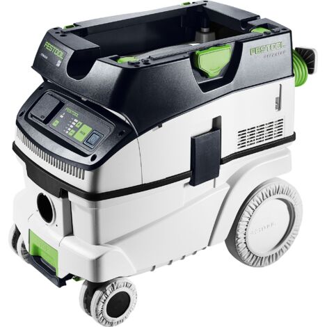 Festool – Aspirateur professionnel CLEANTEC CTM 26 EI-FLR – Puissance d'aspiration réglable 350-1200W – Technologie Bluetooth pour démarrage automatique – Homologation poussières M