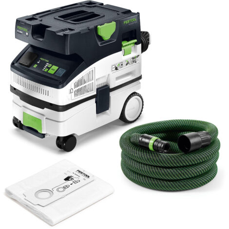 Festool – Aspirateur mobile CLEANTEC CTL MINI I – 350-1200W – Dépression 24000Pa – 10L – Bluetooth pour démarrage à distance – Compact et léger (1/5)
