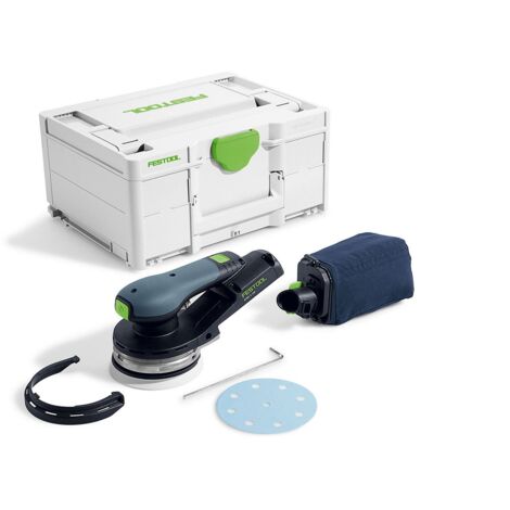 Festool – Ponceuse excentrique sans fil 18V – Moteur Brushless EC-TEC – 125 mm – Fixation StickFix – Pour bois dur et teck - 125-Basic