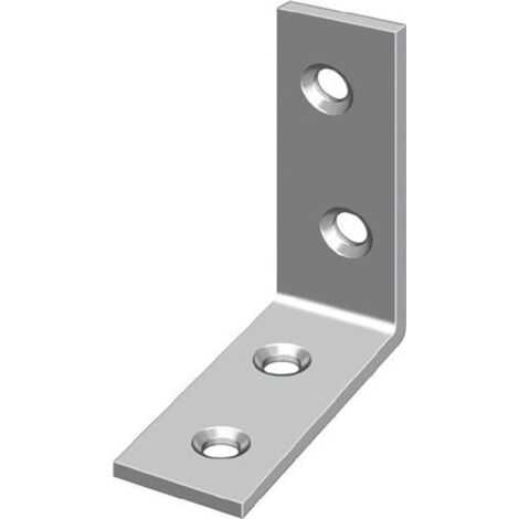 Angle de chaise HOHAGE (largeur 14 mm, épaisseur 2 mm / fer chromaté bleu / contenu : 100 pièces) - 552512 (1/2)