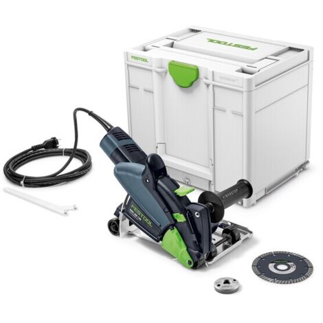 Festool – Scie circulaire diamant 125mm – Profondeur de coupe 27mm – Moteur 1400W – Aspiration intégrée pour travail propre