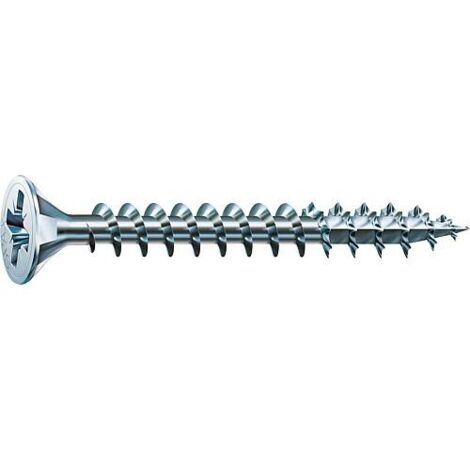 Vis universelle tête fraisée Pozidrive filetage total pointe S WIROX 4X70 boîte de 500 - SPAX - 1081010400705