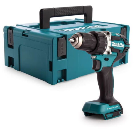 Makita – Perceuse-visseuse sans fil 18V – Moteur Brushless – Couple 60Nm – Capacité perçage acier 13mm – Coffret Makpac – DDF484ZJ