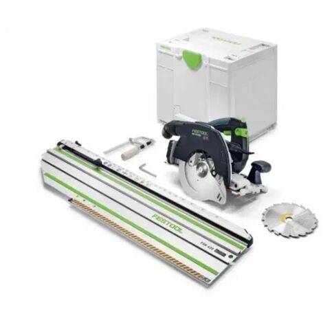 Festool – Scie circulaire 18V pour bois – Diamètre lame 160 mm – Profondeur de coupe 55 mm – Moteur Brushless – Rail FSK 420 inclus (1/5)