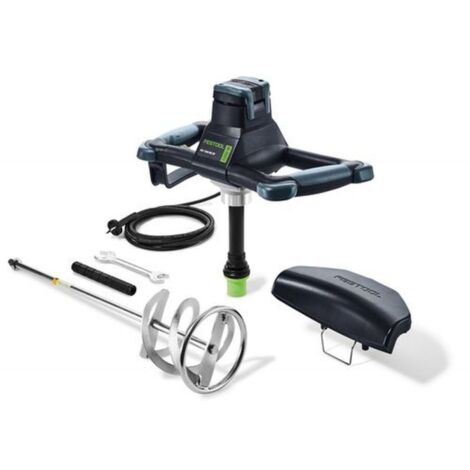 Festool – Mélangeur peinture 1200W pour crépi et plâtre – Dispositif d'aspiration MX – Réglage en hauteur ErgoFix – 575813
