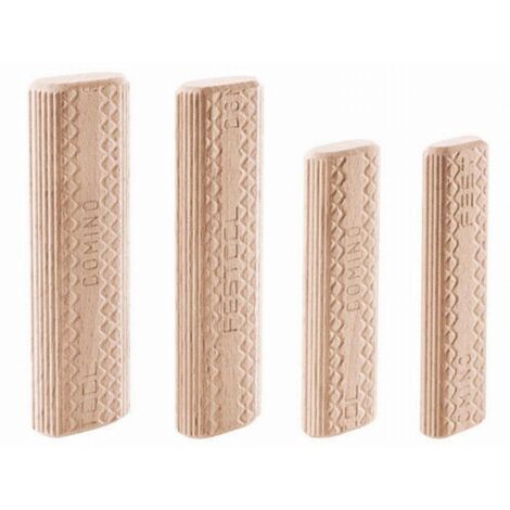 Festool – Chevilles DOMINO en hêtre D 8x100 mm – Lot de 150 pièces – Assemblages solides pour bois massif – 498213