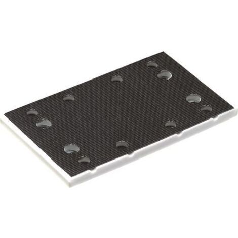 Festool – Patin de ponçage 80 x 130 mm – Revêtement Velcro StickFix pour changement rapide – 8 trous d'aspiration – 483906