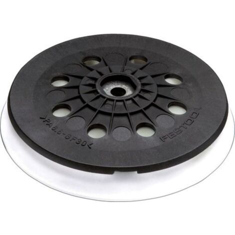 Festool – Assiette abrasive ST-STF 125/8-M8-J W-HT – Diamètre 125 mm – Pour surfaces planes et arquées – Revêtement auto-agrippant