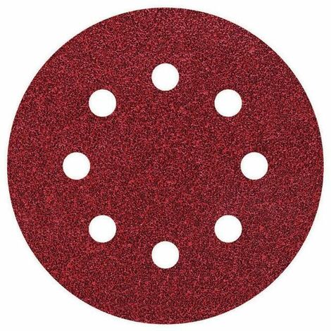 Disques de Ponçage 125mm, 55PCS abrasives 8 Trous Disque Poncage, disques  abrasifs pour ponceuses excentriques, Papier à Poncer