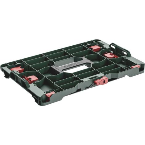 Plaque d'adaptation multiple 626900000 – Dimensions 447 x 300 x 60 mm – Matériau ABS – Compatible avec Metabo MetaLOC et Systainer (1/5)