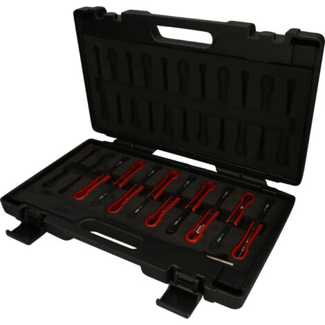 Kit D'outils De Démontage Autoradio - 4 Clés En Acier Inoxydable (2 Noires, 1 U, 1 V)