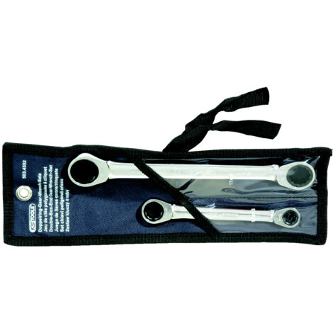 KS Tools - Jeu de 2 clés polygonales à cliquet GEARplus® - 503.4552