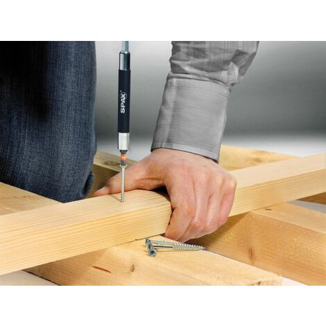 Spax Vis universelle, 4,5 x 80 mm, 50 unités, Filetage partiel, Tête fraisée, T-STAR plus T20, 4CUT, WIROX - 4191010450807