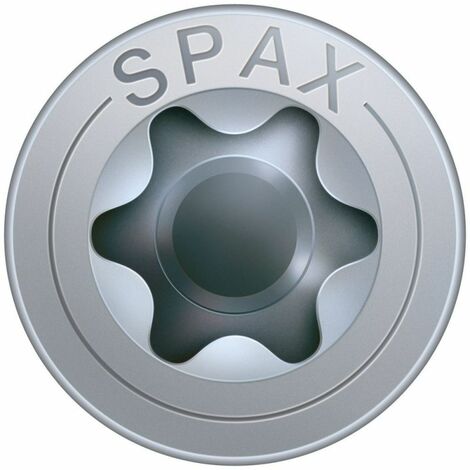 Spax Vis universelle, 4,5 x 80 mm, 50 unités, Filetage partiel, Tête fraisée, T-STAR plus T20, 4CUT, WIROX - 4191010450807