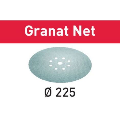 Festool – Disque abrasif maillé P320 225mm – Pour ponçage de mastic et dispersion – Boite de 25 – 203319
