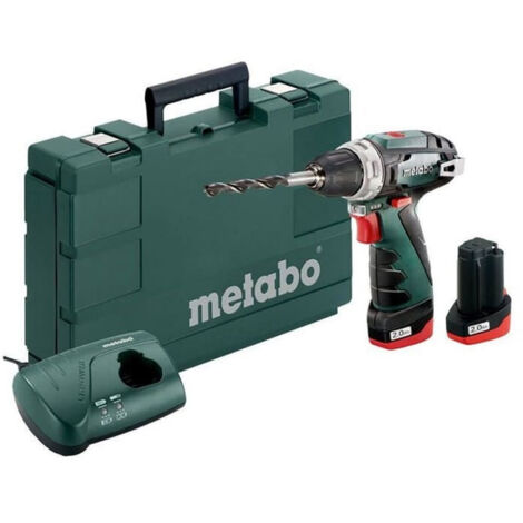 Metabo – Perceuse-visseuse sans fil 10,8V avec 2 batteries 2Ah – Couple 34Nm pour applications dures – Mandrin à serrage rapide – 600080500 (1/10)
