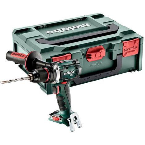 Perceuse-visseuse sans fil 18V – Moteur puissant 4 pôles – Couple max 110Nm – Ø perçage bois 65mm – Coffret MetaBox 145 L (1/7)