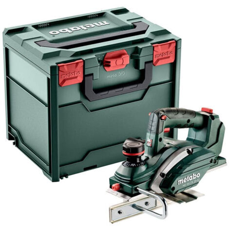 Metabo – Rabot électrique 18V Ø82 mm – Profondeur de passe réglable jusqu'à 2 mm – Semelle en aluminium pour finition lisse – Système d'évacuation des copeaux (1/10)