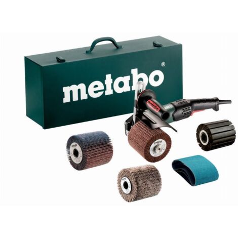 Metabo – Satineuse SE 17-200 RT – Puissance 1700W – Vitesse 800-3000/min – Pour acier inoxydable – Coffret avec accessoires – 602259500