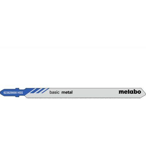 Metabo 25 Lames de scies sauteuses, métal, classic, 106/ 1,2mm (623623000) (1/2)