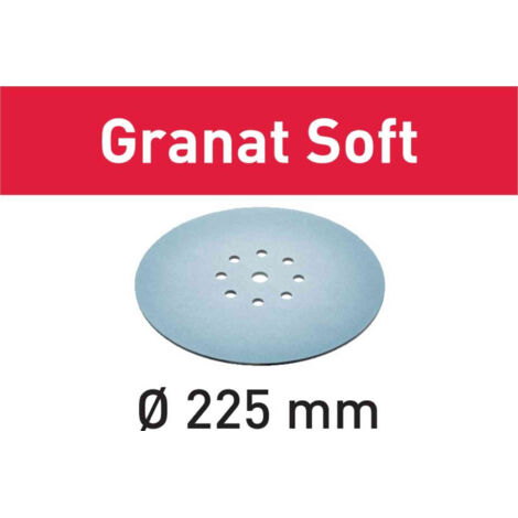 Disque abrasif de ponceuse 225mm P180 – Lot de 25 pièces – Pour ponçage de surfaces Q3/Q4 – Adapté aux ponceuses Festool PLANEX
