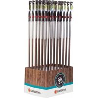 GARDENA 03001-20 cs - Assortiment de grattoirs à joints (grattoir à joints (sans manche) et manche en bois)