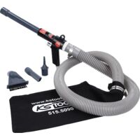 Kstools – Pistolet de soufflage et d’aspiration à air comprimé 6.3 bar – Débit max 96 l/min – Filetage 1/4" – Longueur 145 mm – Poids 670 g