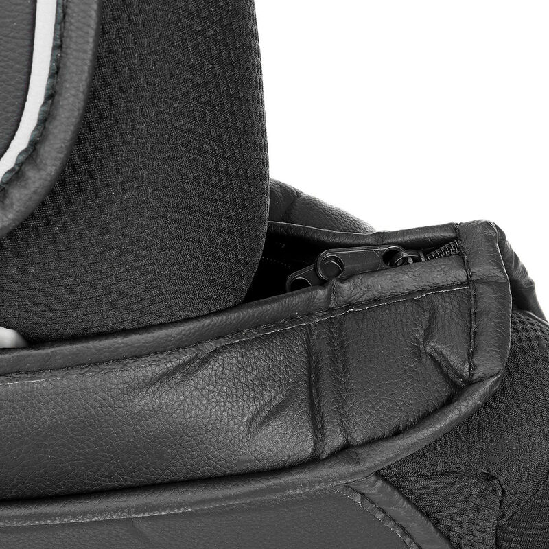 1 Stück Autositzbezüge PU-Leder Stears Set Vorne Hinten Schutzkissen  Innensitzbezug mit Tasche für Auto LKW