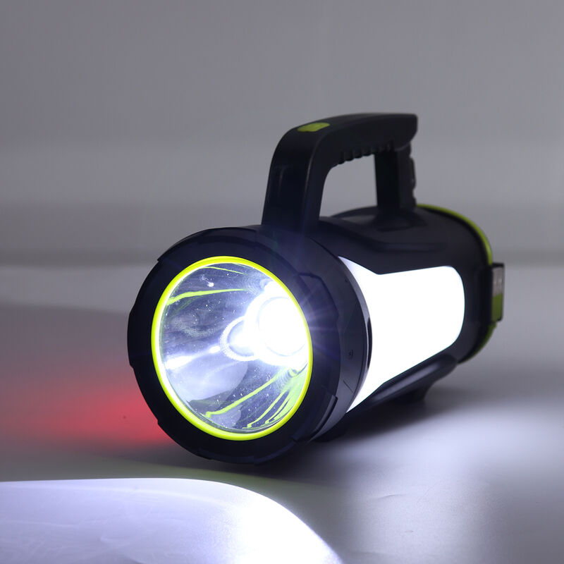 Taschenlampe LED Handscheinwerfer Akku-Handlampe Standlampe Wiederaufladbare COB 