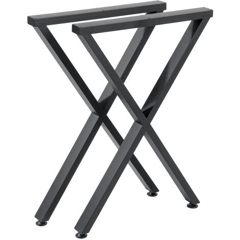 2X Tischgestell Tischbeine TischfГјГџe Couchtisch Esstisch Legs Industriedesign 