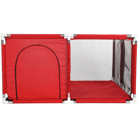 Baby Laufstall Zaun Sicherheitsspiele mit rotem Basketballkorb Hasaki