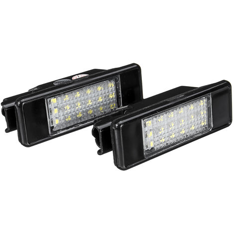 Paar LED Kennzeichenbeleuchtung Für Peugeot 1007 207 307 308 3008