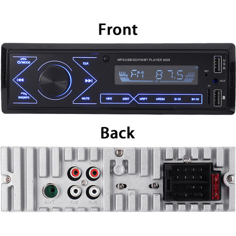 Autoradio mit bluetooth Freisprech-einrichtung Dual USB TF AUX MP3 1DIN  OHNE CD