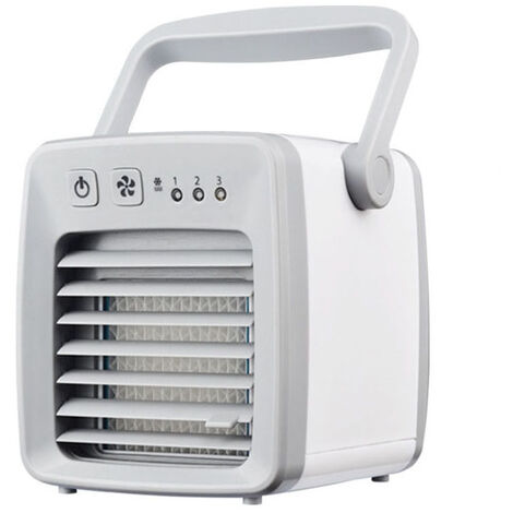 USB tragbare Mini-Klimaanlage Klimaanlage Lüfter Luftkühler Lüfter (weiß)