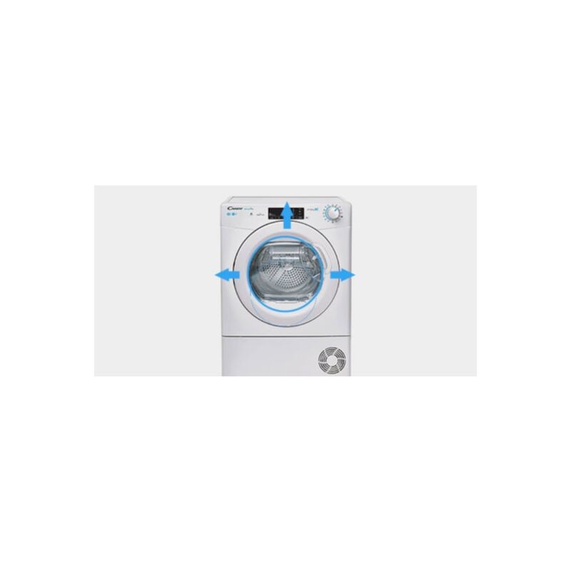 Sèche-linge Candy CSOEC10TREX-47 (10kg, Blanc, Classe B) - NEUF