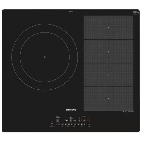 Siemens iQ700 EX611FJC1F plaque Noir Intégré 59.2 cm Plaque avec zone à induction 3 zone(s)