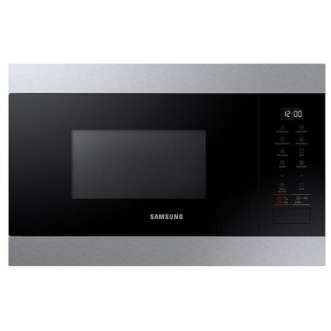 Samsung – Micro-ondes encastrable 22 L – Puissance 850 W – 6 niveaux – Cavité céramique émail – Fonction Quick Defrost – MG22M8274AT (1/5)