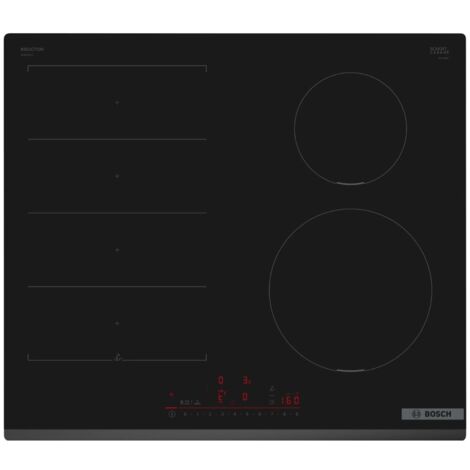 Bosch – Plaque induction 4 foyers 7400W – Largeur 60cm – Surface vitrocéramique – Fonction Boost et détection de casserole - PIX631HC1E (1/10)