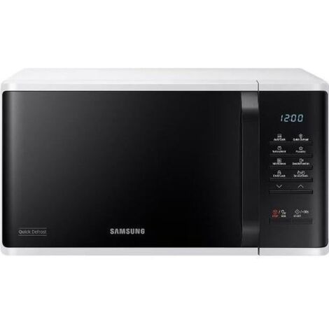 Samsung – Micro-ondes à poser 23 L – 800 W – Cavité céramique émail – Quick Defrost – Blanc (1/5)
