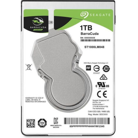 Seagate Barracuda 2.5" 2.5" 1000 Go Série ATA III (1/4)