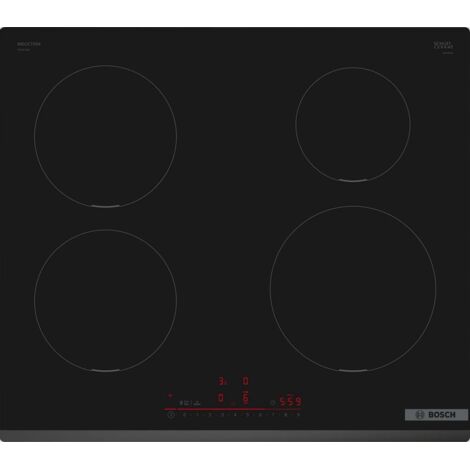 Bosch – Plaque induction 4 foyers 60 cm – Puissance 7400 W – Technologie Home Connect – PIE631HB1E (1/10)