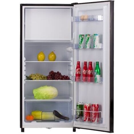 Réfrigérateur monoporte 161L – 137L réfrigérateur et 24L congélateur – Dégivrage automatique – 2 clayettes en verre – Autonomie 11h – Frigelux - RF190A (1/3)