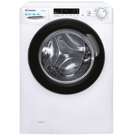 Candy – Lave-linge frontal 8 kg – Classe B – 1400 tr/min – 15 programmes – NFC – Tambour inox – Pose libre – 61 dB lavage - CS1482DWB447