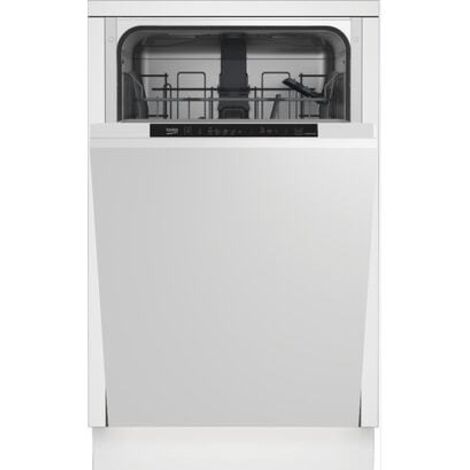 Beko – Lave-vaisselle entièrement intégré 10 couverts – Largeur 45 cm – Classe énergétique E – Niveau sonore 49 dB – Consommation 11,9 L/cycle - LVI42F