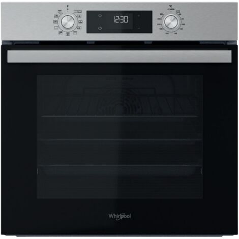 Whirlpool – Four chaleur tournante 71 L – Inox anti-trace – 11 modes de cuisson – Classe A+ – OMR58CU1SX (1/3)